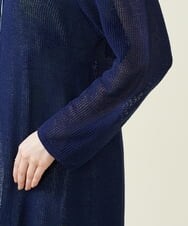 GHSGT01330 Sybilla(シビラ) コットンリネンロングカーディガン ネイビー