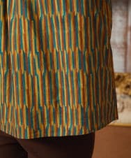 GJBAE37180 Jocomomola(ホコモモラ) Calle del los Libreros ストライプブラウス イエロー