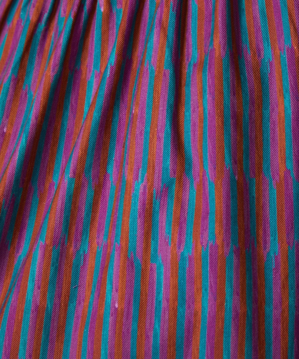 GJBAE37180 Jocomomola(ホコモモラ) Calle del los Libreros ストライプブラウス イエロー