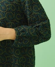 GJBAV50220 Jocomomola(ホコモモラ) Huella 刺繍ブラウス ブラック