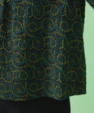 GJBAV50220 Jocomomola(ホコモモラ) Huella 刺繍ブラウス ブラック