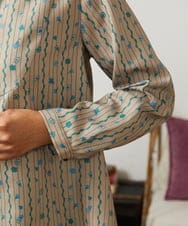 GJBCD30200 Jocomomola(ホコモモラ) Escala de floral プリントブラウス ベージュ