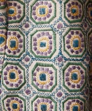 GJBCD50250 Jocomomola(ホコモモラ) Escudos 幾何調総刺繍ブラウス ベージュ