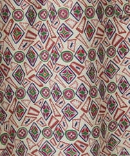 GJBDD32200 Jocomomola(ホコモモラ) Hidalgo 幾何調プリントブラウス アイボリー