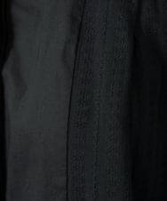 GJBDD34190 Jocomomola(ホコモモラ) Tejido ドッキングスタンドカラーブラウス ブラック