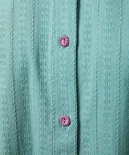 GJBDD35200 Jocomomola(ホコモモラ) Tejido ドッキングロング丈ブラウス グリーン