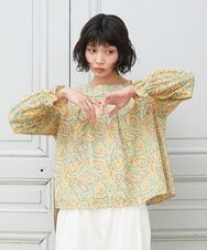 GJBDE02250 Jocomomola(ホコモモラ) La mancha ドット総刺繍ブラウス アイボリー