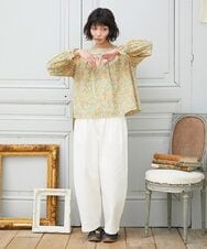 GJBDE02250 Jocomomola(ホコモモラ) La mancha ドット総刺繍ブラウス アイボリー