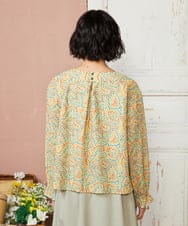 GJBDE02250 Jocomomola(ホコモモラ) La mancha ドット総刺繍ブラウス アイボリー