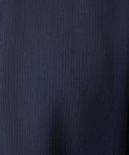 GJBDE44180 Jocomomola(ホコモモラ) RIO 襟付き楊柳ブラウス ネイビー