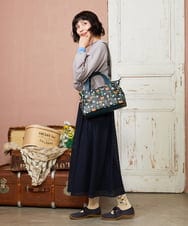 GJBDE44180 Jocomomola(ホコモモラ) RIO 襟付き楊柳ブラウス ライトグレー