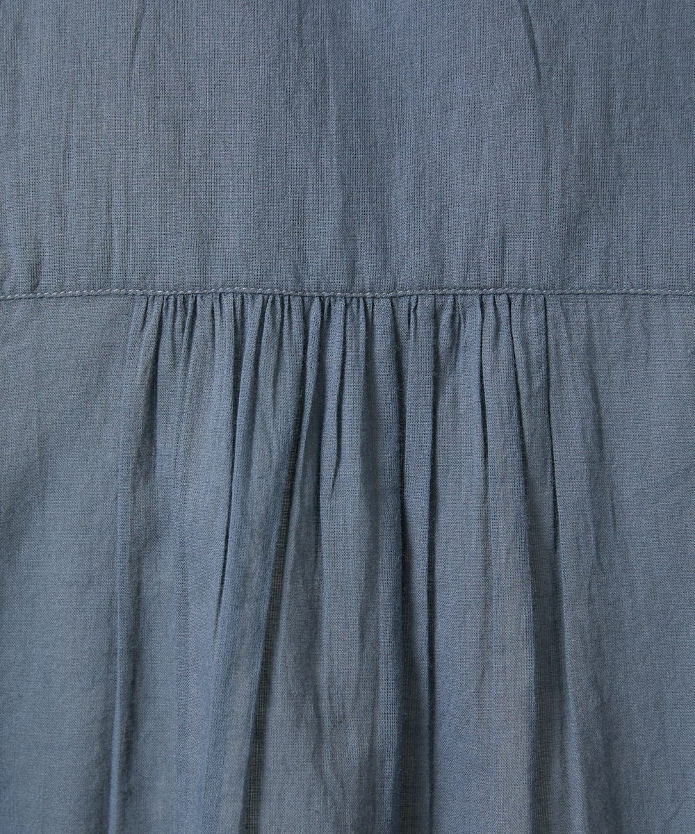 GJBFD01200 Jocomomola(ホコモモラ) Baile animal アニマル刺繍ブラウス グレー