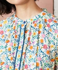 GJBFD30200 Jocomomola(ホコモモラ) 【早割10％OFF】 フラワープリントブラウス アイボリー