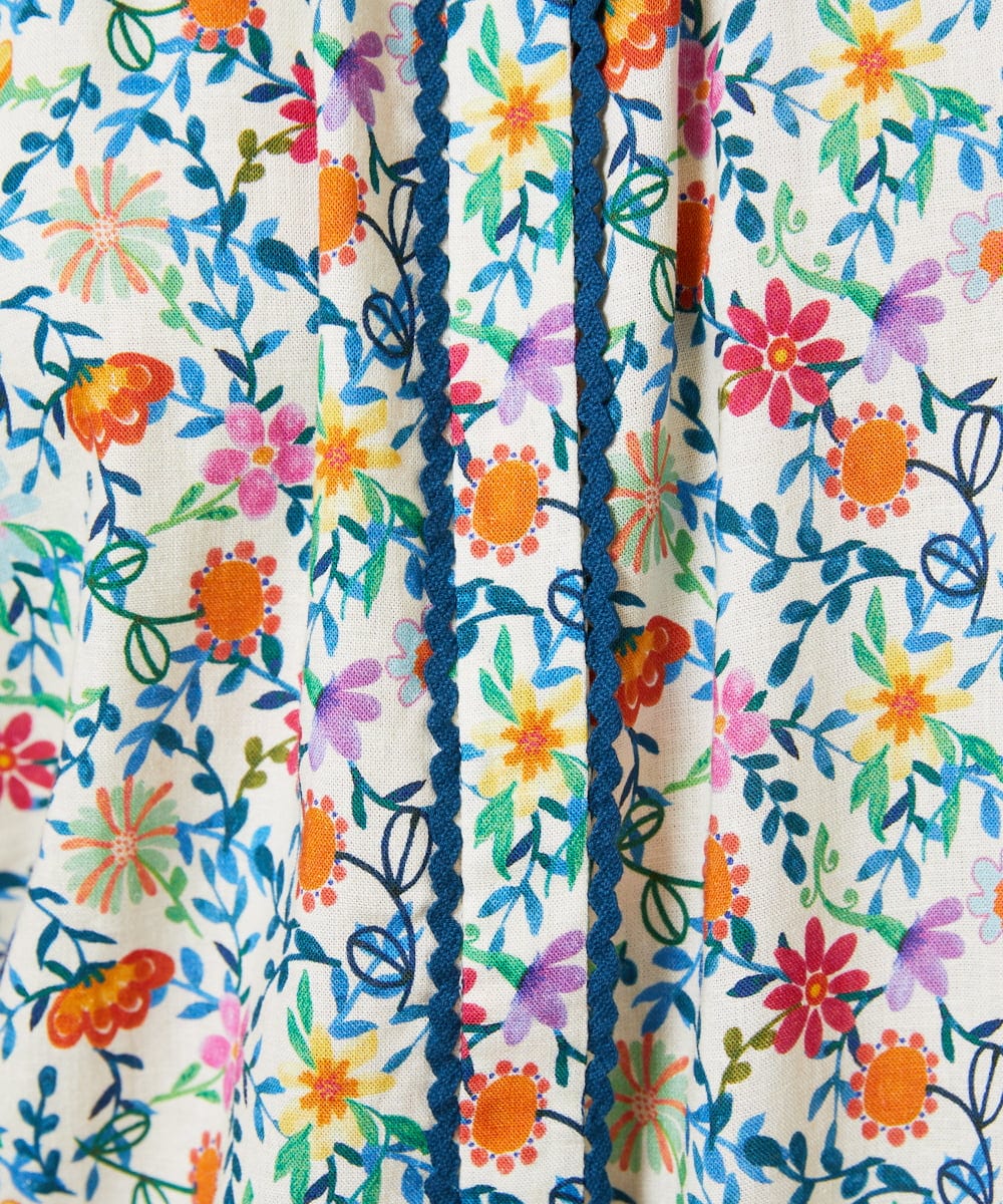 GJBFD30200 Jocomomola(ホコモモラ) 【早割10％OFF】 フラワープリントブラウス アイボリー