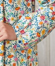 GJBFD30200 Jocomomola(ホコモモラ) 【早割10％OFF】 フラワープリントブラウス アイボリー