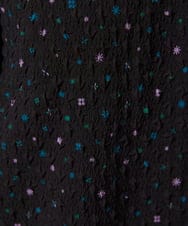 GJBFD34200 Jocomomola(ホコモモラ) エンボスドットブラウス ブラック