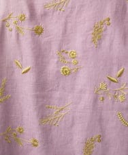 GJBGB51250 Jocomomola(ホコモモラ) Abundancia de flores フラワー総刺繍ブラウス ラベンダー