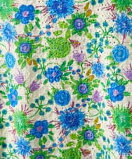 GJBGD01230 Jocomomola(ホコモモラ) Don Quijote フラワープリントブラウス アイボリー