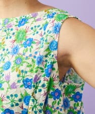 GJBGD01230 Jocomomola(ホコモモラ) Don Quijote フラワープリントブラウス アイボリー