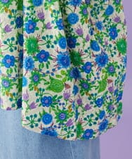 GJBGD01230 Jocomomola(ホコモモラ) Don Quijote フラワープリントブラウス アイボリー