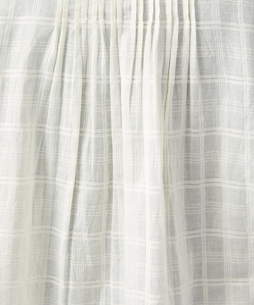 GJBGD31180 Jocomomola(ホコモモラ) Una escalera de colores 襟付きブラウス アイボリー