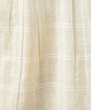 GJBGD32180 Jocomomola(ホコモモラ) Una escalera de colores バンドカラーブラウス アイボリー