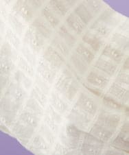 GJBGD32180 Jocomomola(ホコモモラ) Una escalera de colores バンドカラーブラウス アイボリー