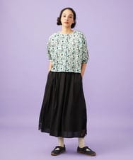 GJBGD34240 Jocomomola(ホコモモラ) Semilla フラワー総刺繍ブラウス アイボリー