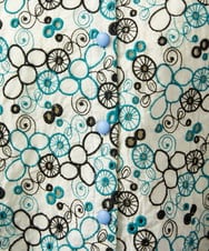 GJBGD34240 Jocomomola(ホコモモラ) Semilla フラワー総刺繍ブラウス アイボリー