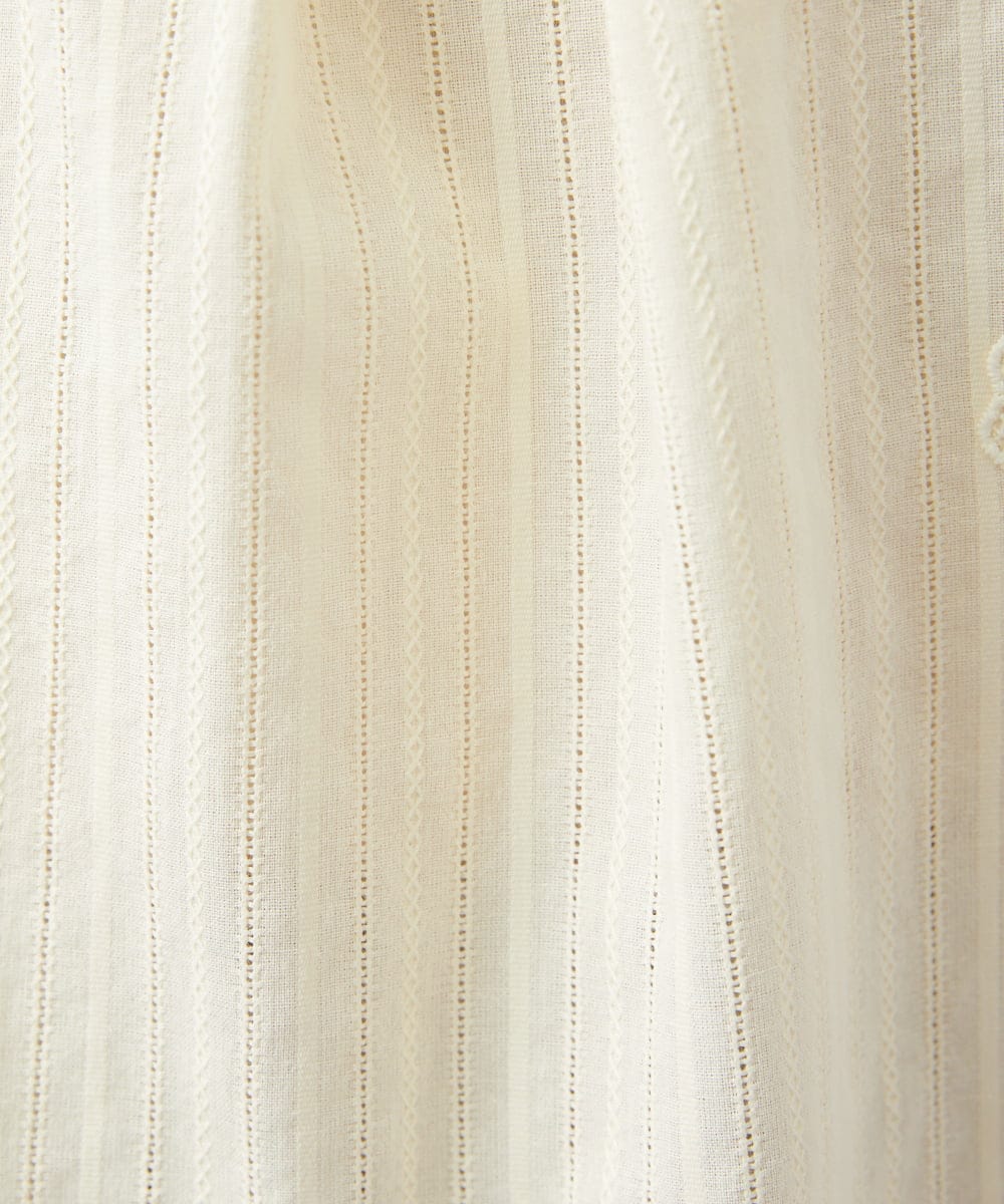 GJBGD70230 Jocomomola(ホコモモラ) Miguelde Cervantes レース付きブラウス アイボリー