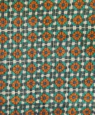 GJBGE38200 Jocomomola(ホコモモラ) 【早割10％OFF】コットンシフォン幾何プリントブラウス グリーン