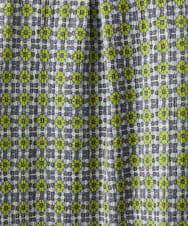 GJBGE38200 Jocomomola(ホコモモラ) 【早割10％OFF】コットンシフォン幾何プリントブラウス グリーン