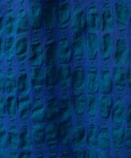 GJBGE39200 Jocomomola(ホコモモラ) 【早割10％OFF】リップルプリントプルオーバーブラウス ブルー