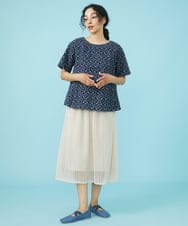 GJBGW51220 Jocomomola(ホコモモラ) Dulce 総刺繍ブラウス ピンク