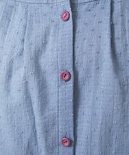 GJBHA36200 Jocomomola(ホコモモラ) Nadar entre flores フラワー刺繍ブラウス ブルー