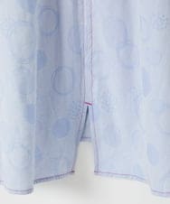 GJBHD35200 Jocomomola(ホコモモラ) Rueda Feliz ドットジャカード襟付きブラウス ライトブルー