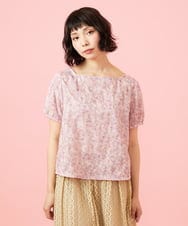 GJBHD51240 Jocomomola(ホコモモラ) 【2WAY】Ilusion フラワー総刺繍ブラウス ピンク
