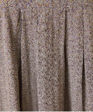 GJBLD33200 Jocomomola(ホコモモラ) フラワー刺繍ヘリンボーンプルオーバーブラウス ダークグレー