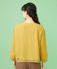 GJBLS01220 Jocomomola(ホコモモラ) Paseo アニマル刺繍ブラウス イエロー
