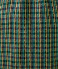 GJEAA35300 Jocomomola(ホコモモラ) Espina チェックジャンパースカート ブルーグリーン