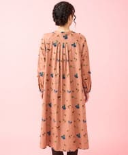 GJEAA37330 Jocomomola(ホコモモラ) Salir もけもけドビーシャツワンピース ピンク