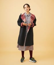 GJEAD70300 Jocomomola(ホコモモラ) Calle de Manuela Malasana アニマルプリントワンピース ベージュ