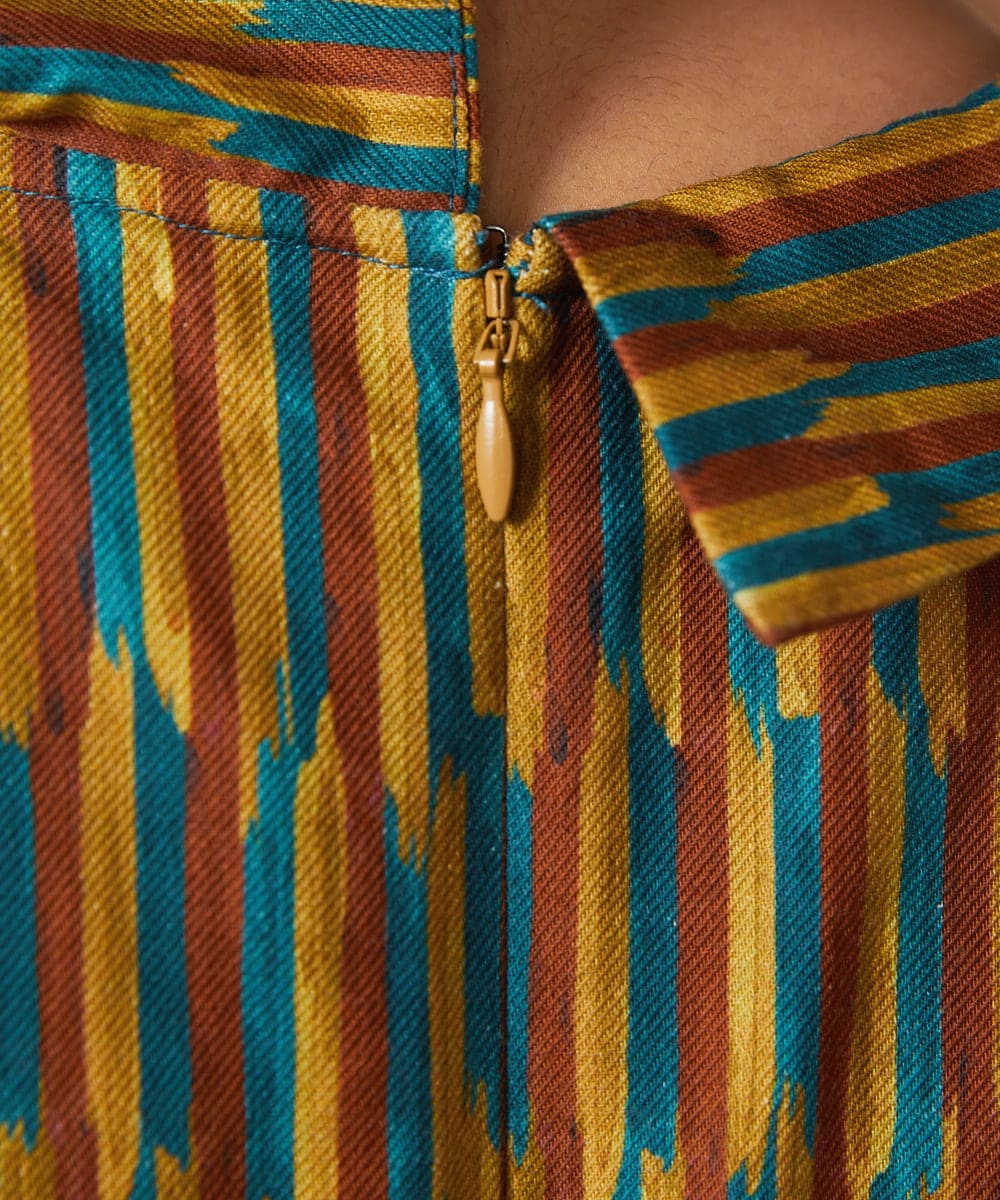 GJEAE37280 Jocomomola(ホコモモラ) Calle del los Libreros ストライプワンピース レッド