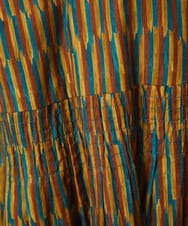 GJEAE37280 Jocomomola(ホコモモラ) Calle del los Libreros ストライプワンピース レッド