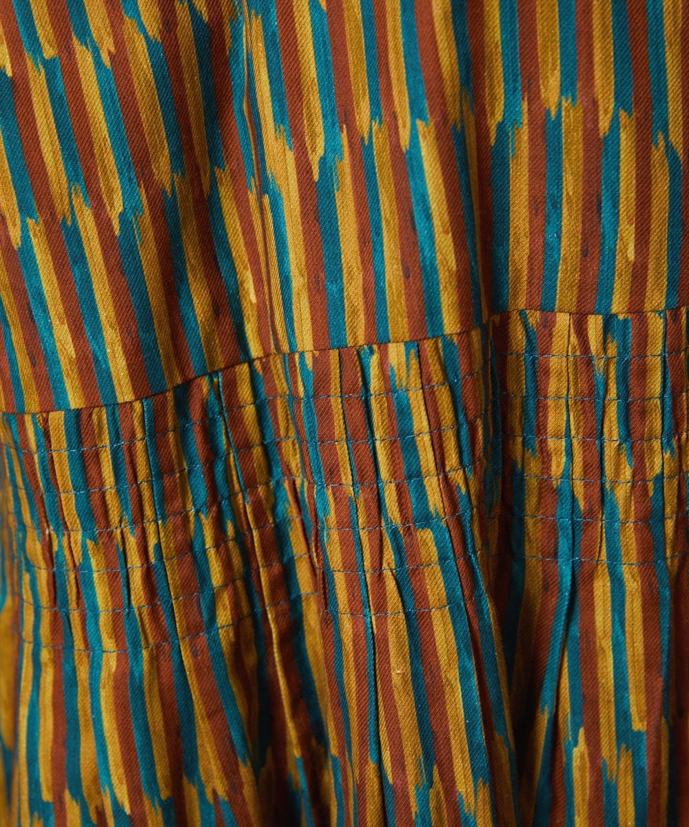 GJEAE37280 Jocomomola(ホコモモラ) Calle del los Libreros ストライプワンピース レッド