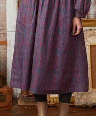 GJEAE37280 Jocomomola(ホコモモラ) Calle del los Libreros ストライプワンピース レッド