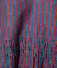 GJEAE37280 Jocomomola(ホコモモラ) Calle del los Libreros ストライプワンピース レッド