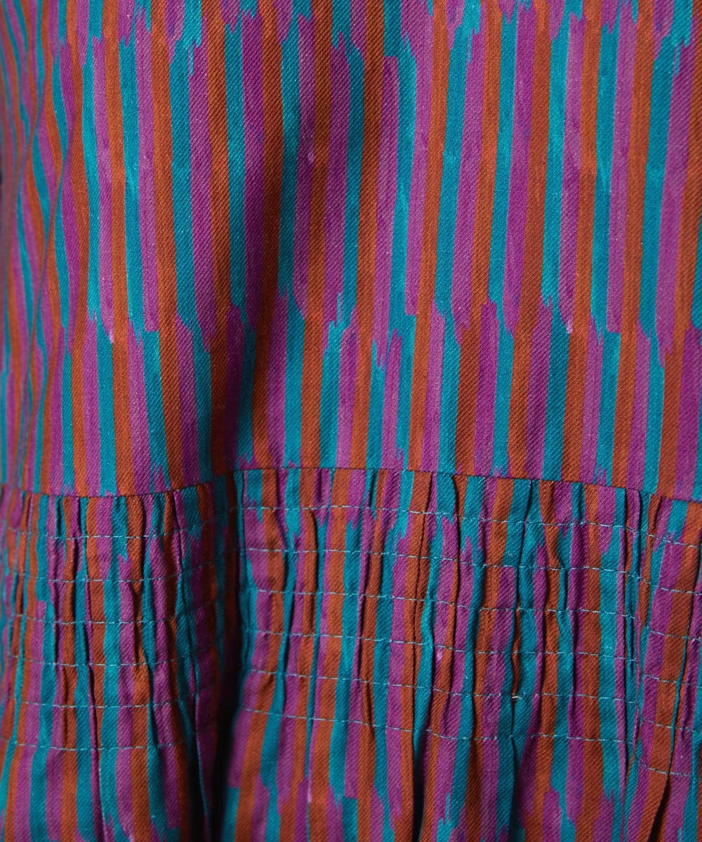 GJEAE37280 Jocomomola(ホコモモラ) Calle del los Libreros ストライプワンピース レッド