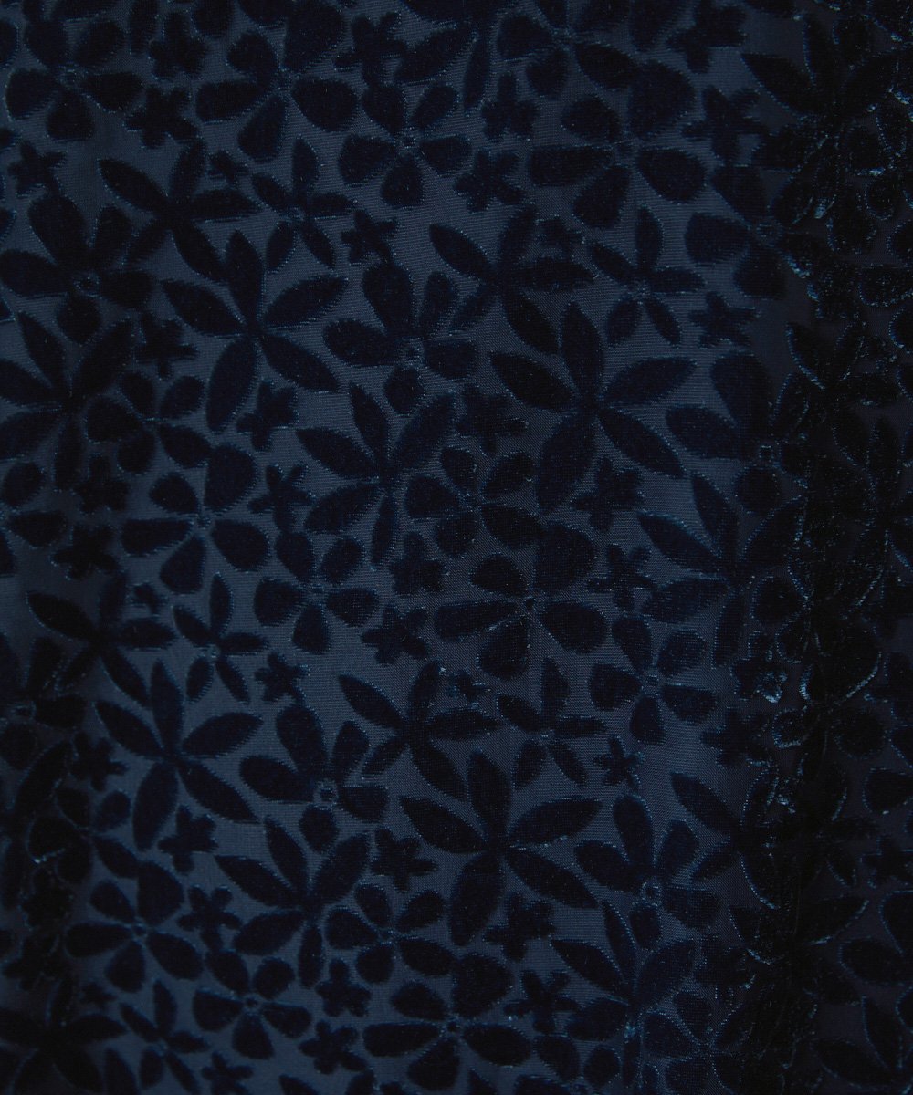 GJEAE51350 Jocomomola(ホコモモラ) Tardin calido オパールフラワーモチーフワンピース ブルー