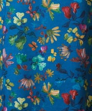 GJEAG30300 Jocomomola(ホコモモラ) Poemas callejeros フラワープリントワンピース ブルー